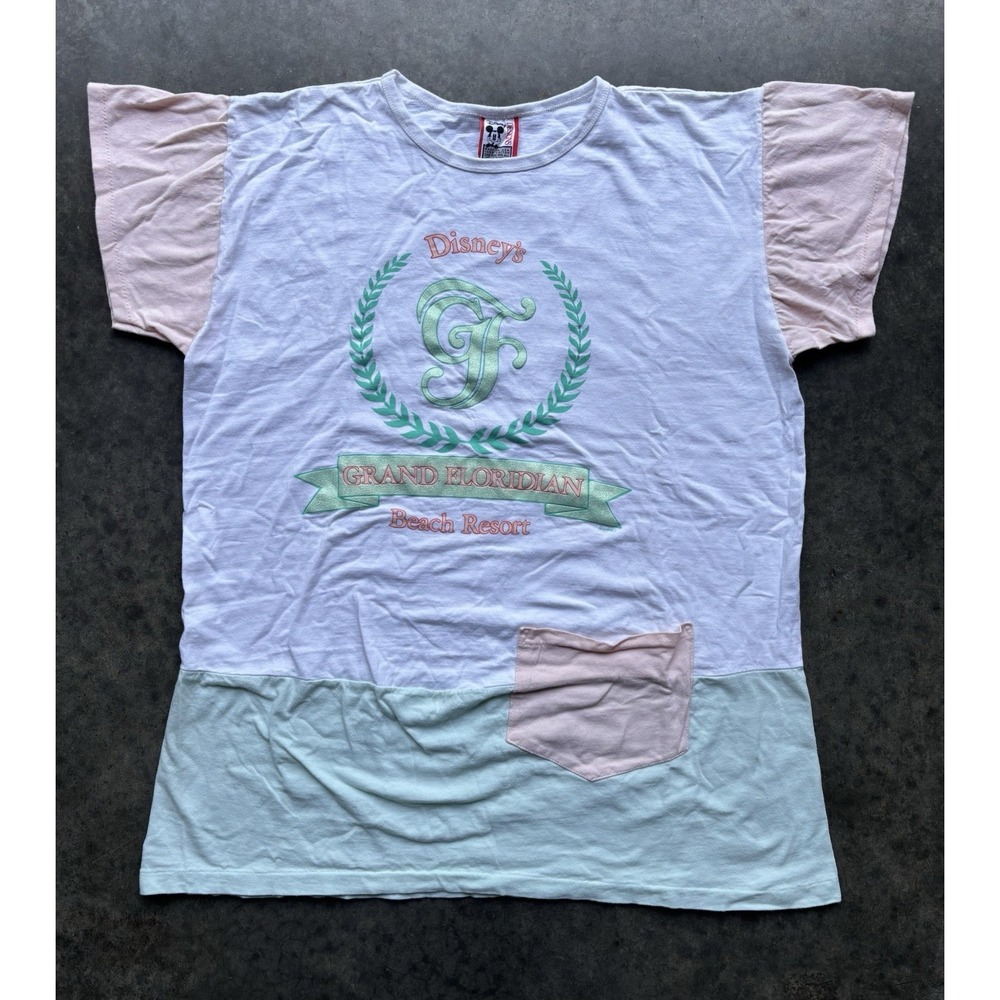 VTG Disney Grand Floridian Beach Resort RARE Shirt One Size Single Stitch 90s
